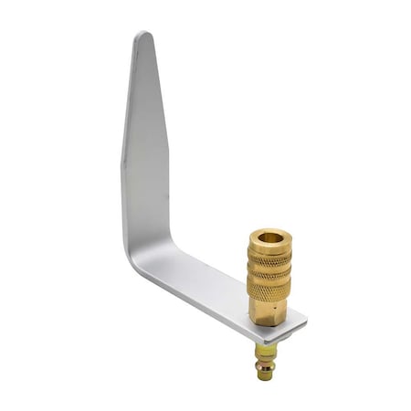 Superior Parts Lin Shaped Rafter Hook With 1/4in Industrial Plug and 1/4in Industrial Brass Coupler GH2-HH4